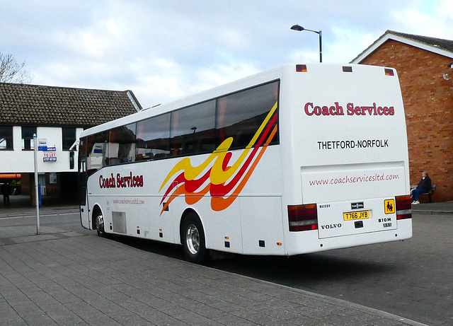 Coach Services of Thetford T766 JYB at Mildenhall - 11 Mar 2019 (P1000558)