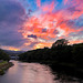 Sunset over the Tummel from Port na Craig