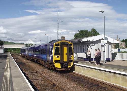 158713 arrives at Dingwall