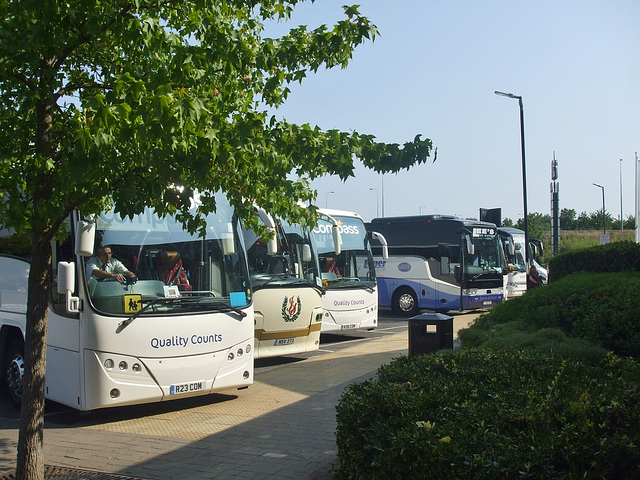 DSCF3268 Coaches at Peterborough Service Area - 14 Jul 2018 DSCF3268 Coaches at Peterborough Service Area - 14 Jul 2018