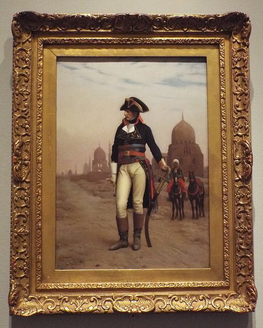 Napoleon in Egypt by Gerome in the Princeton University Art Museum, April 2017