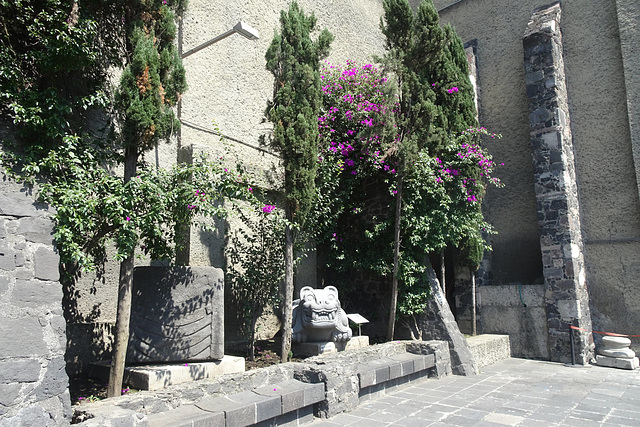 Sculptures At The Templo Mayor