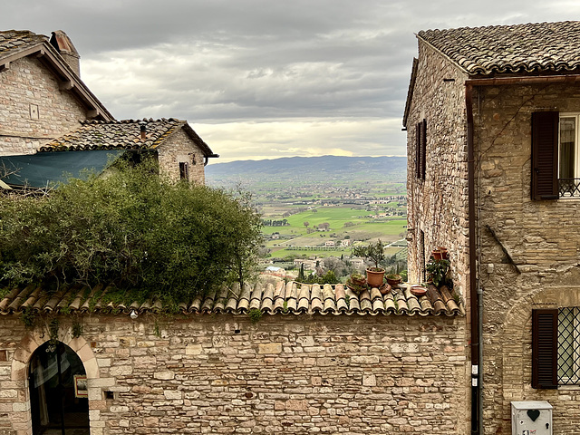 Assisi 2024 – View from my hotel room