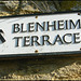 Blenheim Terrace sign