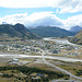 Argentina, El Chalten Village at the Confluence of Las Vueltas and Fitz Roy