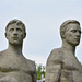 Leipzig 2015 – Zentralstadion – Ball player and discobolus