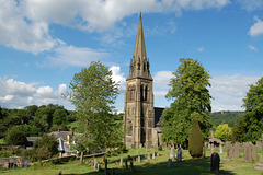 St Peter's Church, Edensor, Derbyshire (by Sir George Gilbert Scott)