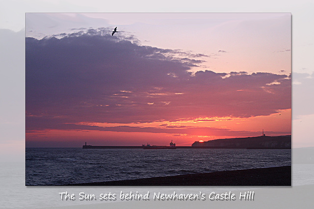 Newhaven sunset - 5.4.2016