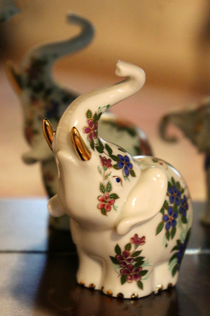 Porcelain elephant