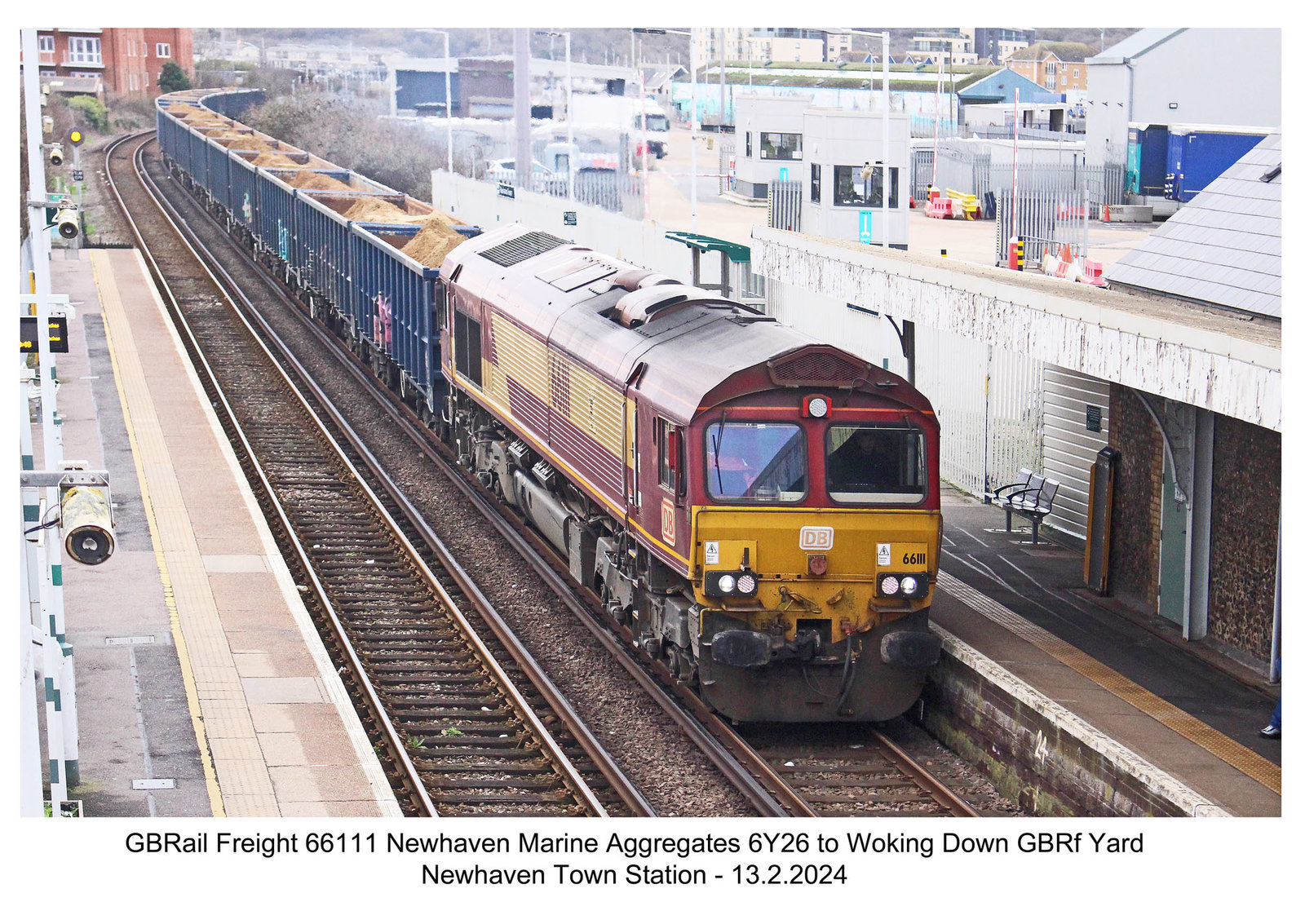 GBRf 66111 Newhaven Town 13 2 2024