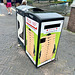 Bin for pizza boxes