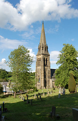 St Peter's Church, Edensor, Derbyshire (by Sir George Gilbert Scott)