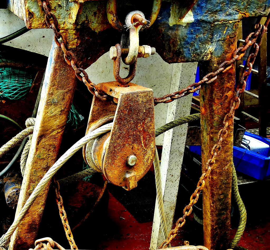 Rust and Ropes On The Fishing Boats