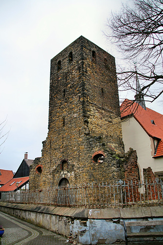 Turmruine der alten Pfarrkirche (Altes Dorf Westerholt, Herten) / 21.11.2020