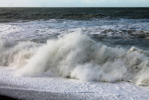 mer déchaînée à Dieppe