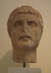 Portrait Head from Athens Probably of a Priest in the National Archaeological Museum of Athens, May 2014