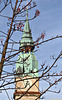 Baum vorm Fenster: mit Hintergrund