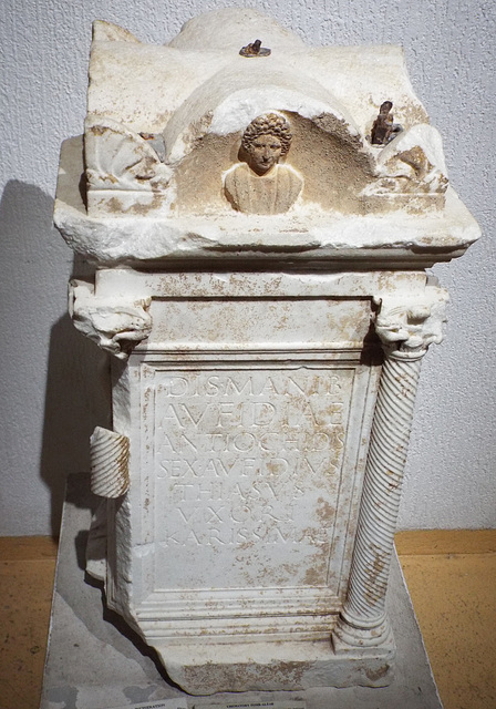 Tomb Altar in the Lugdunum Gallo-Roman Museum, October 2022