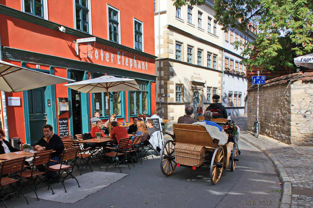 Erfurt,  Kutschfahrt