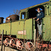 Derelict Fence, Derelict Locomotive,and Young Driver!