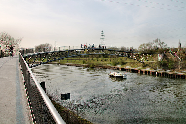 Brücke über dem Rhein-Herne-Kanal (Oberhausen) / 8.04.2018