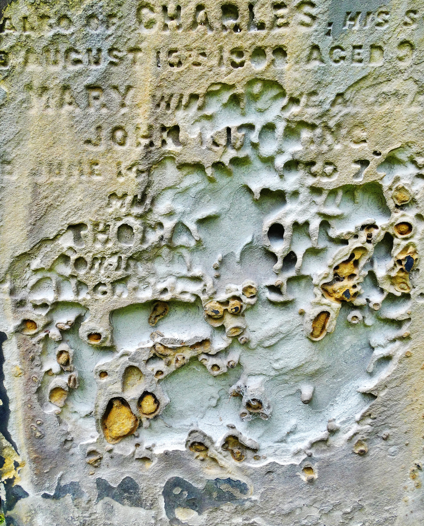 Weather Worn Headstone 6
