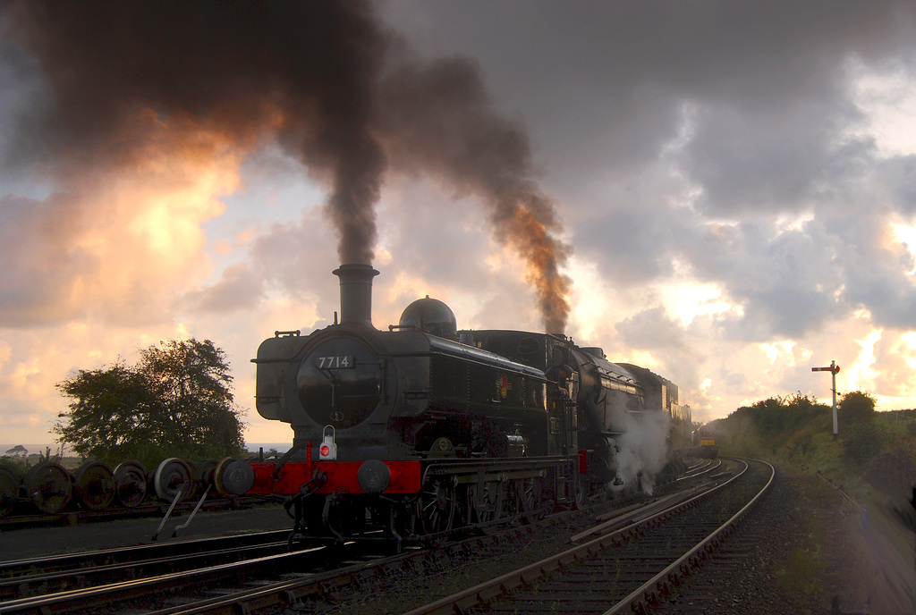 Weybourne Yard in the morning