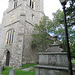 south mimms church, herts (1) c14 tower, c18 tomb of sir john austen m.p. +1742