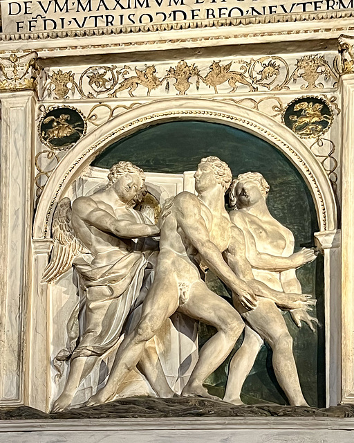 Siena 2024 – Duomo – Adam and Eve expelled from Paradise