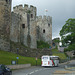 Travellers Choice PO14 HHY passing Conwy Castle - 25 Jun 2015 (DSCF9964)