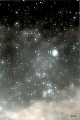 Cloudy Eastern starlit skies - The Pleiades