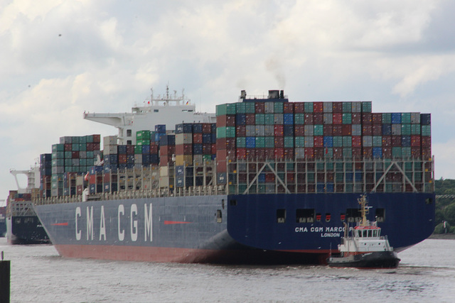 Containerriese CMA CGM MARCO POLO