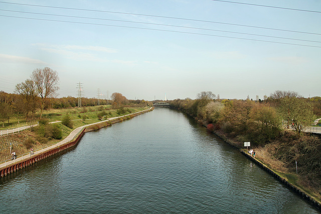 Der Rhein-Herne-Kanal bei Haus Ripshorst (Oberhausen) / 8.04.2018