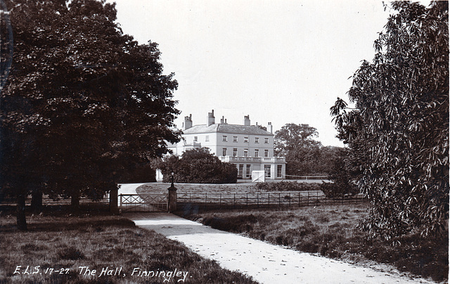 Finningley Hall, South Yorkshire (Demolished 1960s)