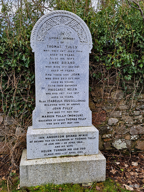 Bellie Churchyard Plot 001 - the graveyard dates back to 1130 AD