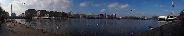 Binnenalster gänzllich