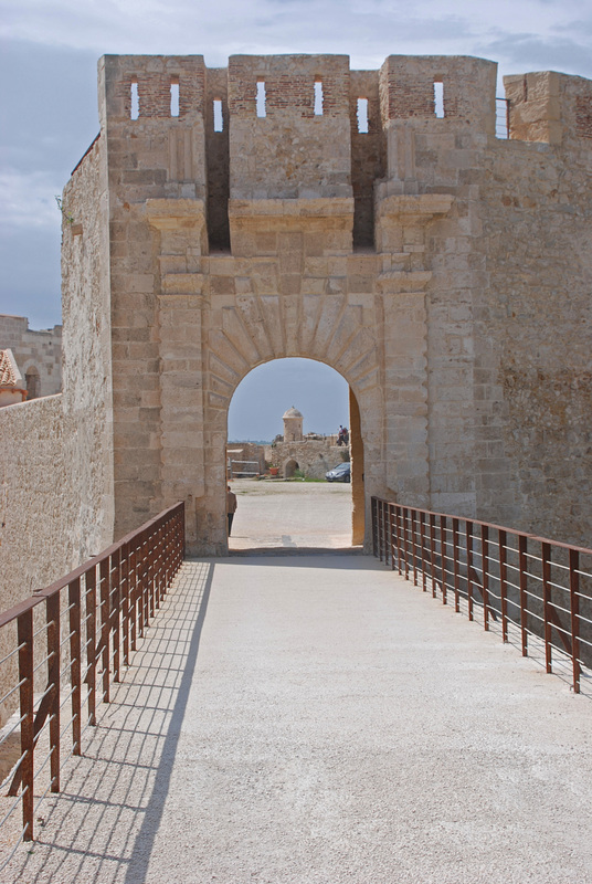 Der Zaun in Syracuse, Sicily, Italy