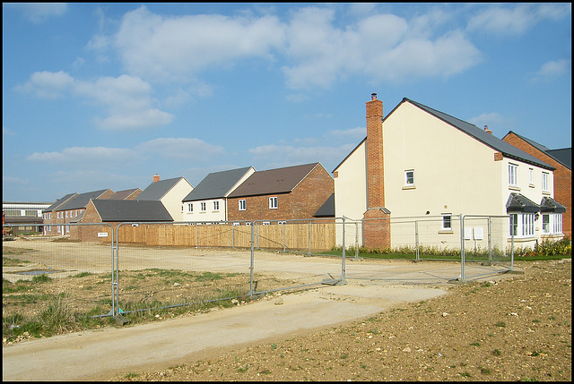 new houses on RAF site