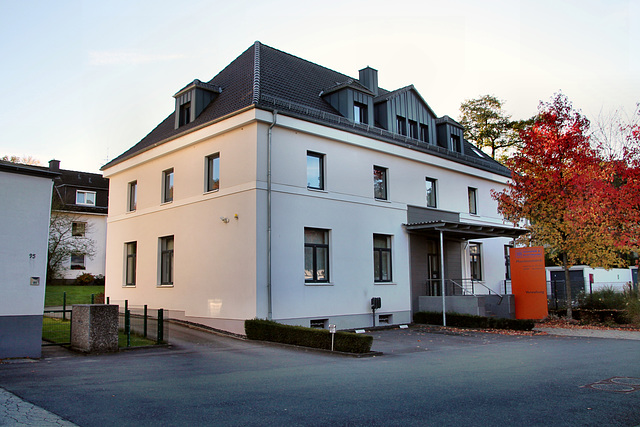 Ehem. Verwaltungsgebäude von Schacht Voerster der Zeche Trappe (Gevelsberg-Silschede) / 26.10.2024