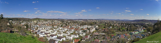 Blick über die Stadt Schaffhausen