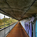 Fußgängersteg an der A44-Autobahnbrücke (Witten-Herbede) / 6.11.2021