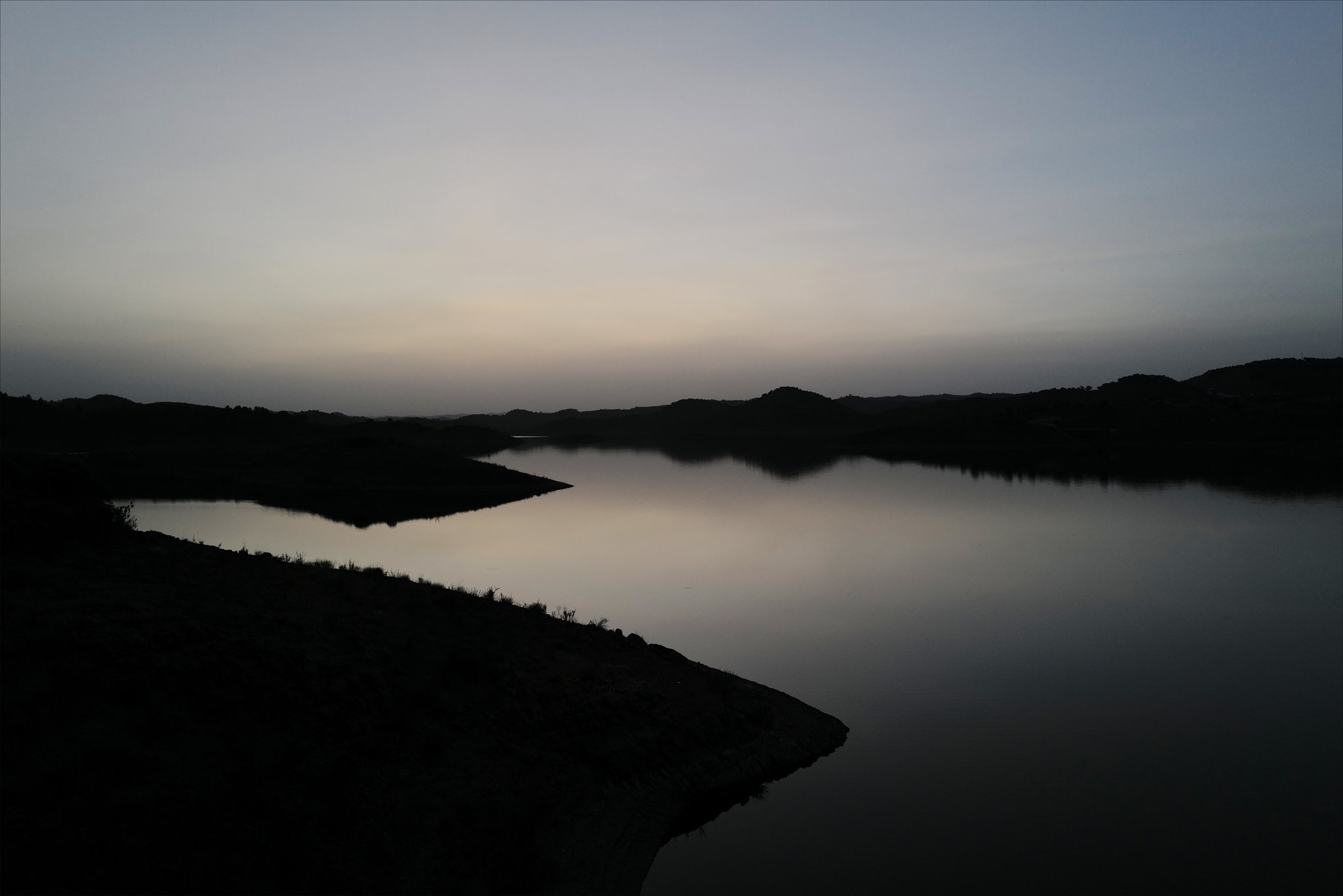 Odeleite reservoir, Blue hour