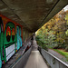 A43-Autobahnbrücke, Fußgängersteg (Witten-Herbede) / 6.11.2021