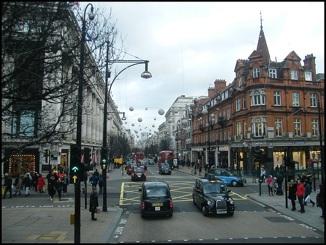 Oxford Street taxis