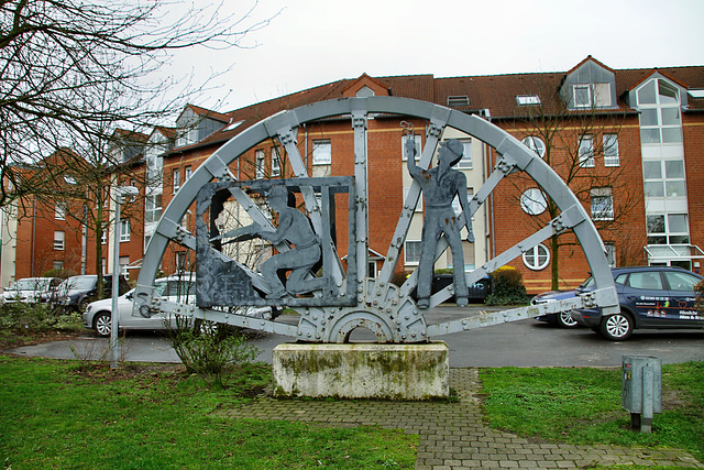 Erinnerung an den Bergbau in Brambauer (Lünen) / 16.03.2019