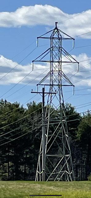 NG 13.2kV pole and 69kV tower