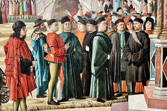 Venice 2022 – Gallerie dell’Accademia – Detail from Return of the Ambassadors to the Court of the King of England
