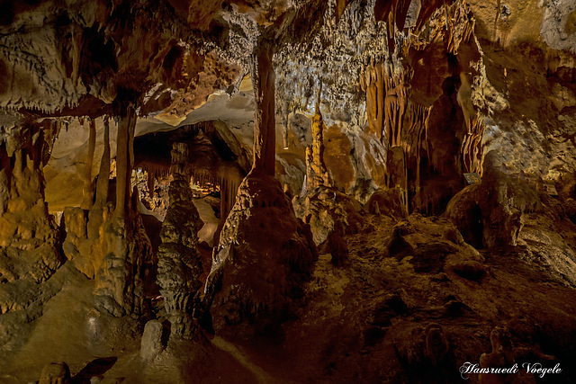 In der Grotte de la Madeleine