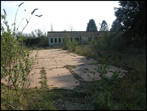 remains of Upper Heyford camp