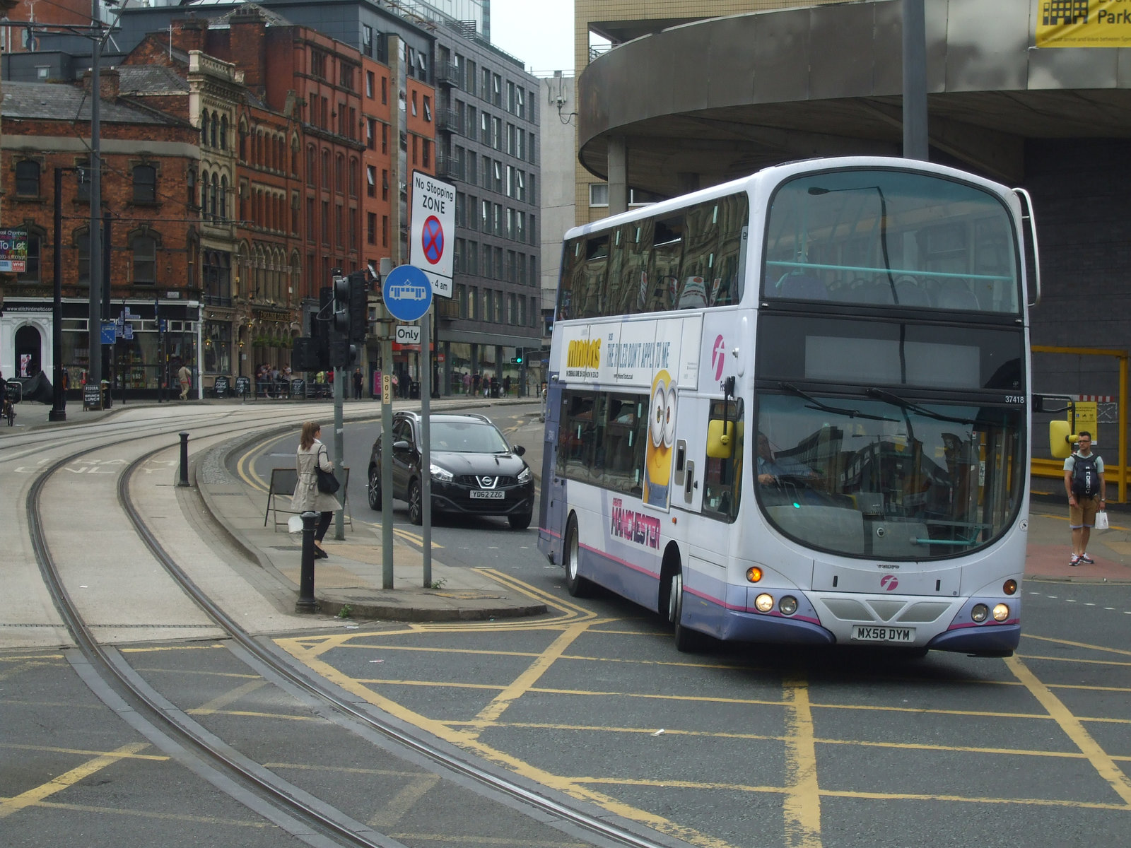 DSCF0667 First Manchester MX58 DYM in Manchester - 5 Jul 2015